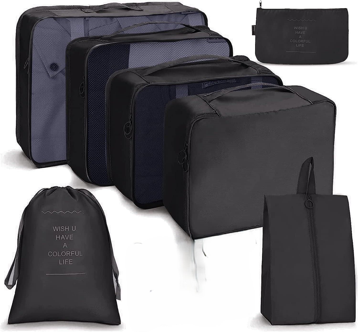 KEVIORE PackSmart™ Packing Cubes Set (7 Pcs)