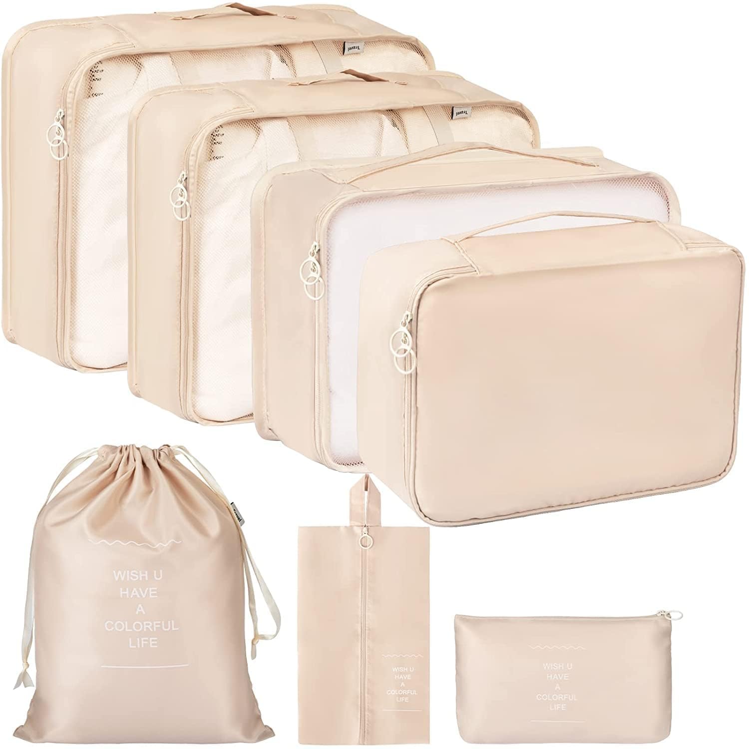 KEVIORE PackSmart™ Packing Cubes Set (7 Pcs)