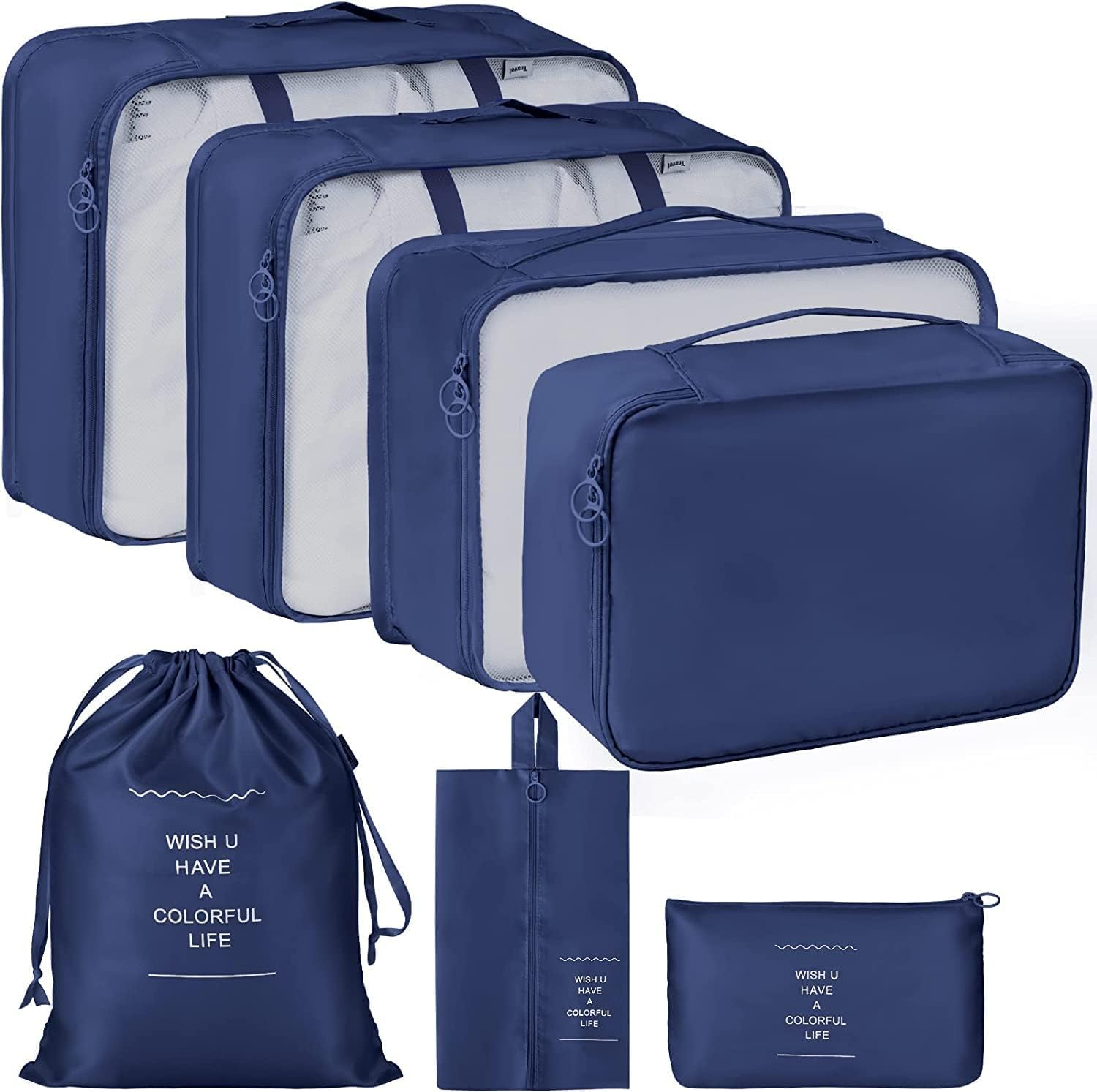 KEVIORE PackSmart™ Packing Cubes Set (7 Pcs)