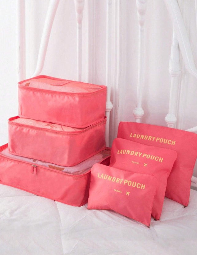 KEVIORE PackSmart™ Travel Packing Cubes Set (6 Pcs) | Lightweight Luggage Organizer Bags