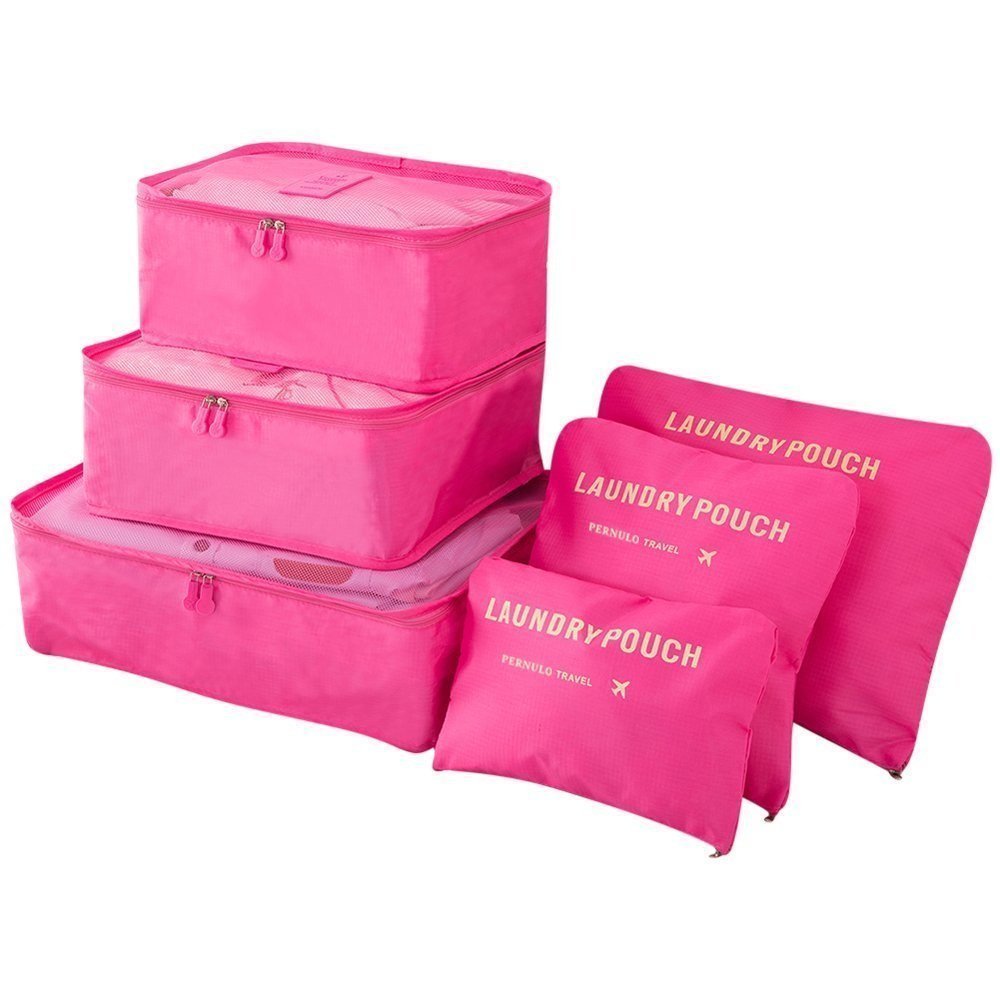 KEVIORE PackSmart™ Travel Packing Cubes Set (6 Pcs) | Lightweight Luggage Organizer Bags