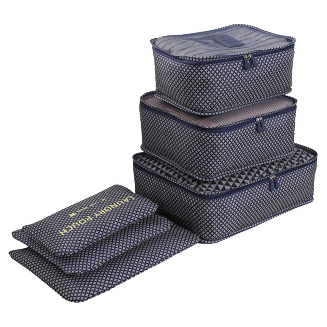 KEVIORE PackSmart™ Travel Packing Cubes Set (6 Pcs) | Lightweight Luggage Organizer Bags